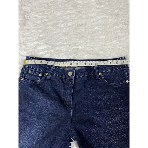 Roberto Cavalli Blue Jeans Denim Straight Leg Stretchy Womens Size 33x38 - Picture 9 of 14